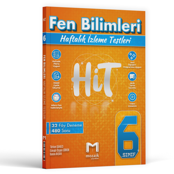 6.SINIF MOZAİK HİT 32 Lİ DENEME FEN BİLM. - 25-26
